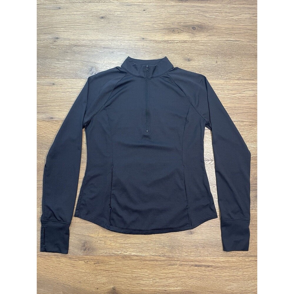Tommy Bahama Golf Quarter Zip Pullover Long Sleeve Black Women’s Medium